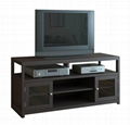 48 inch Wooden Espresso Two Doors Plasma TV Media Stand