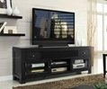 72 inch Modern Two Doors Television Black TV Consoles
