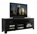 72 inch Modern Two Doors Television Black TV Consoles