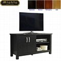 44 inch Wooden Small Black TV Storage Cabinet Unit