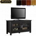 44 inch Wooden Small Black TV Floor Stand