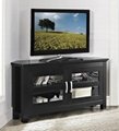 44 inch Wooden Small Black Corner TV Stand Unit