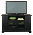 60" Wooden 4 Doors Entertainment White TV Console Stand
