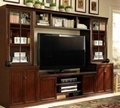 Wooden Home Theater Built In Entertainment Center TV Furniture