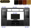 Wooden Home Theater Built In Entertainment Center TV Furniture