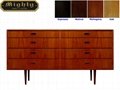 48 inch Modern Wood Mahogany Chest Of Drawers