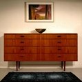 48 inch Modern Wood Mahogany Chest Of Drawers