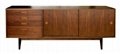 66 inch 4 Drawers Wooden Walnut Contemporary Kitchen Sideboards