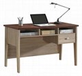 Two Tone Color Contemporary Home Office Writing Desk