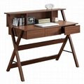 Wooden Hutch Top Workstation Computer Desk With Hutch