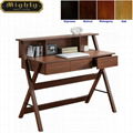 Wooden Hutch Top Workstation Computer Desk With Hutch