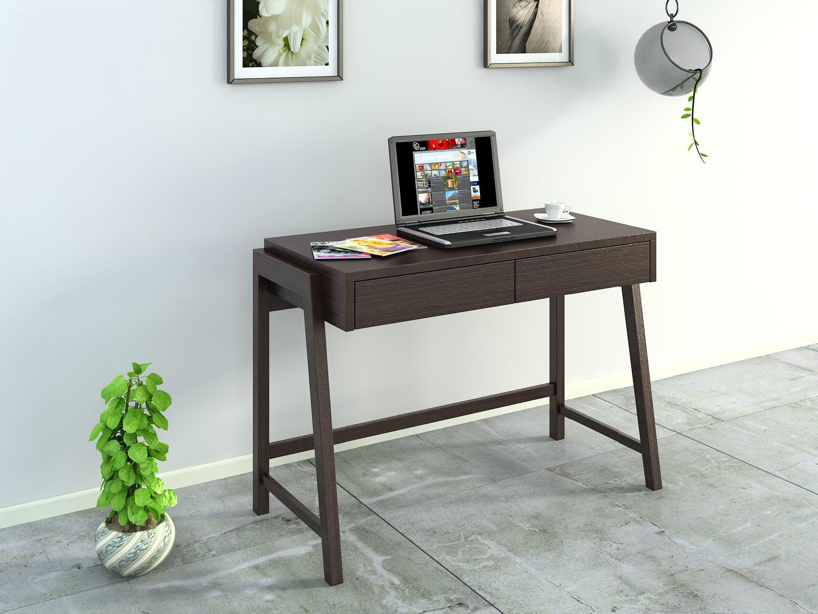 Wooden Modern Secretary Student Desk With Drawers Wd 3216