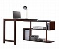 Home Office Swing Out Rotary Shelf L Shaped Desk