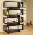 4 Tiered Hollow Core Contemporary Modern Wooden Bookshelves