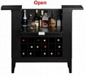 Home Leaf-Open Mini Buffet Furniture Liquor Cabinets