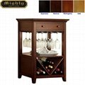 Wine Glass Rack With Wine Cabinet Bar Height Table