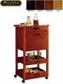 Home Dining Room Mini Portable Rolling Vintage Bar Cart