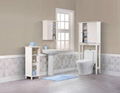 Bathroom Over Toilet Shelving Cabinet & Linen Tower