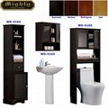 Blind Door Bathroom Tall Cabinet & Bathroom Shelves Over Toilet