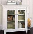 White Floor Linen Cabinet Bathroom Storage Furniture