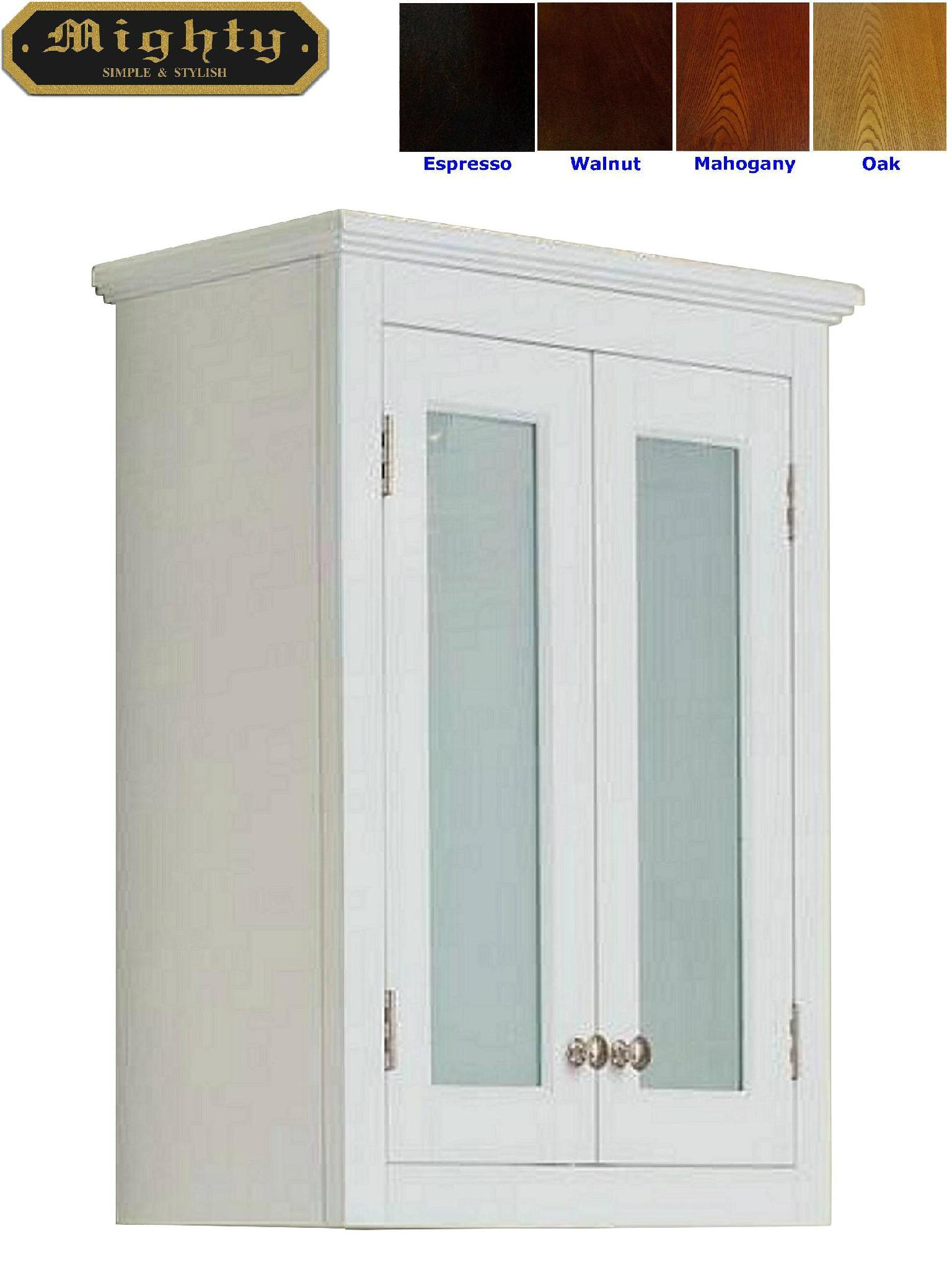 Small White Wall Medicine Cabinet Over The Toilet Storage Wd