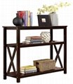 Wooden 2 Tier Charcoal Cheap Console Entry Tables 5