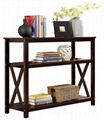 Wooden 2 Tier Charcoal Cheap Console Entry Tables