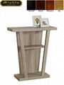 Wooden 2-Tier Hall Console Entrance Accent Table