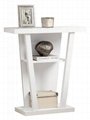 Wooden 2-Tier Hall Console Entrance Accent Table