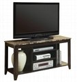 48 inch Marble Top Flat Screen Modern TV Media Stand