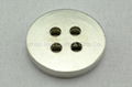 four-hole buttons gold plating fashion shirt button button button sewing buttons 2