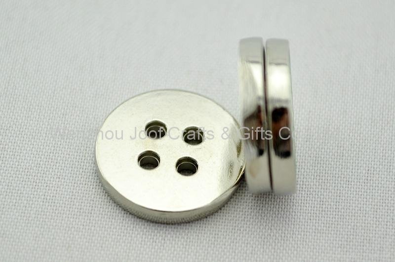 four-hole buttons gold plating fashion shirt button button button sewing buttons 4