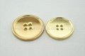 four-hole buttons gold plating fashion shirt button button button sewing buttons 3