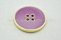 four-hole buttons gold plating fashion shirt button button button sewing buttons 5