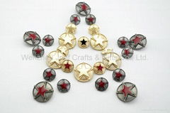 Shank Metal Buttons cowboy buttons sewing buttons  fashion buttons Snap buttons