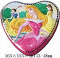 heart shape  tin box 1