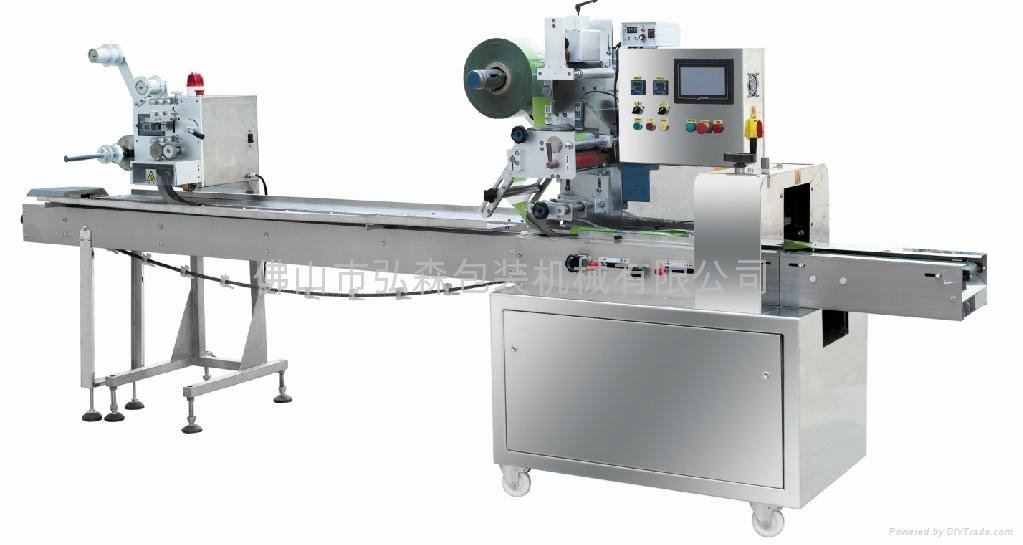 Computer control fast pillow packaging machine