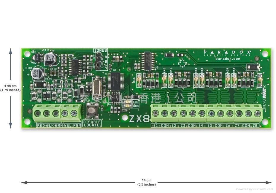 ZX8 (formerly APR-ZX8)8 zone expansion board