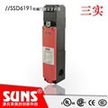 供应SUNS美国三实安全门开关SSD6191-SL13A-N-24-C电磁门锁开关安全防护门开关  1