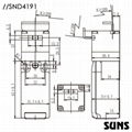 供应SUNS美国三实SND4191-SL-C安全钥匙开关 安全防护门开关 2