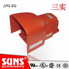 SUNS美国三实工业脚踏开关FS-5G-20-C单脚踏（带保