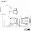 SUNS美国三实工业脚踏开关FS-5G-20-C单脚踏（带保护罩）重型脚踏开关