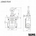 供应手动拉线开关SUNS美国三实SN2170-SL-C-R单向拉绳开关 手动复位 2