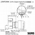 供应SUNS美国三实IHP-29点火开关点火钥匙汽车启动开关打火开关 2