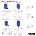 供应SUNS美国三实行程开关SN31系列安全限位开关 IP67防水限位开关 