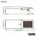 SUNS美国三实工业脚踏开关FS-61防水安全脚踏开关铝合金材质外壳 