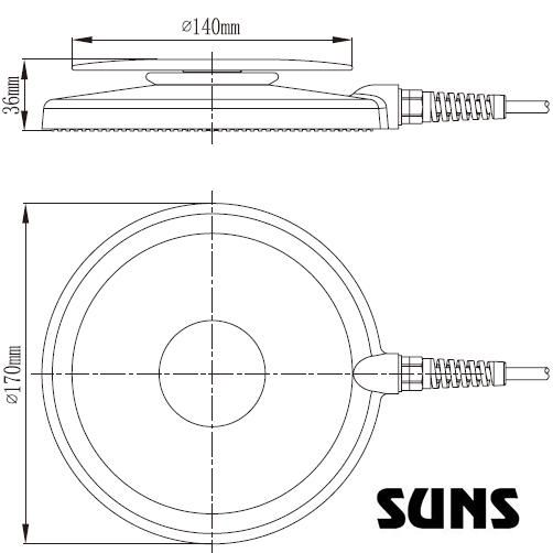 美国SUNS医疗脚踏开关 2