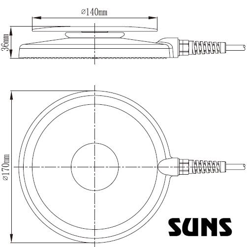 美國SUNS醫療腳踏開關 2