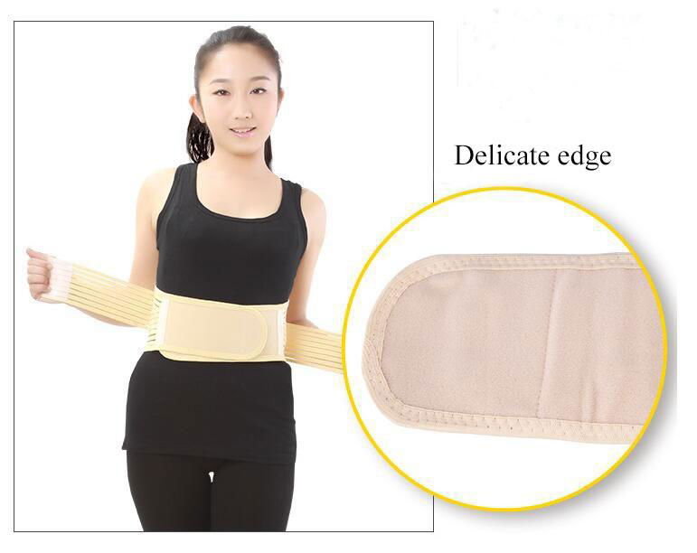 Self heating waist support belt 