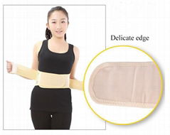 Self heating waist support belt